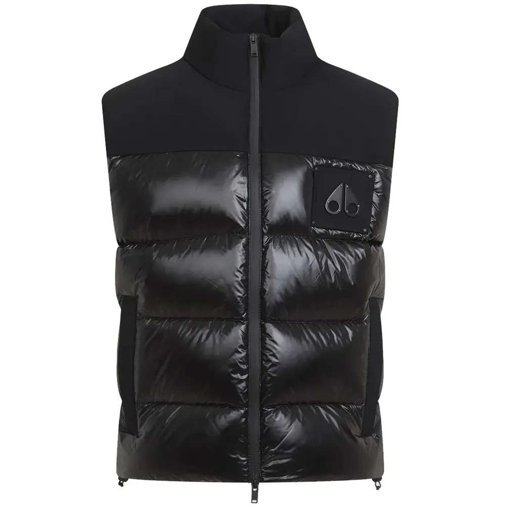 Moose Knuckles Men's Black Polyester Vest