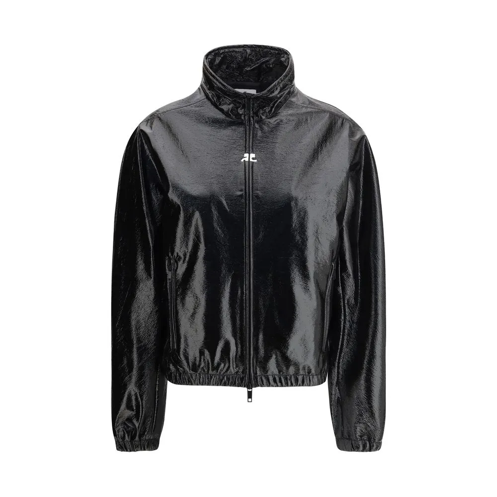 Courreges Women's Vinyl zip Jacket