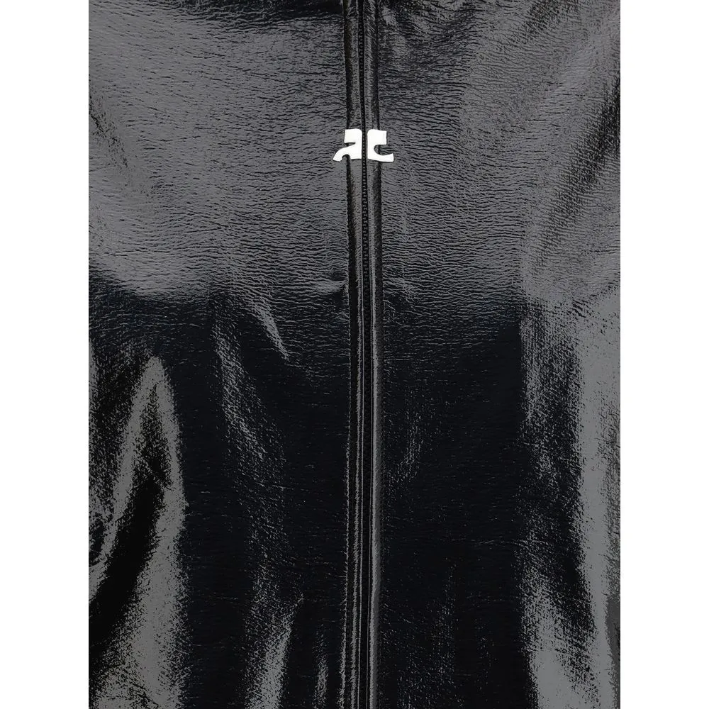Courreges Women's Vinyl zip Jacket