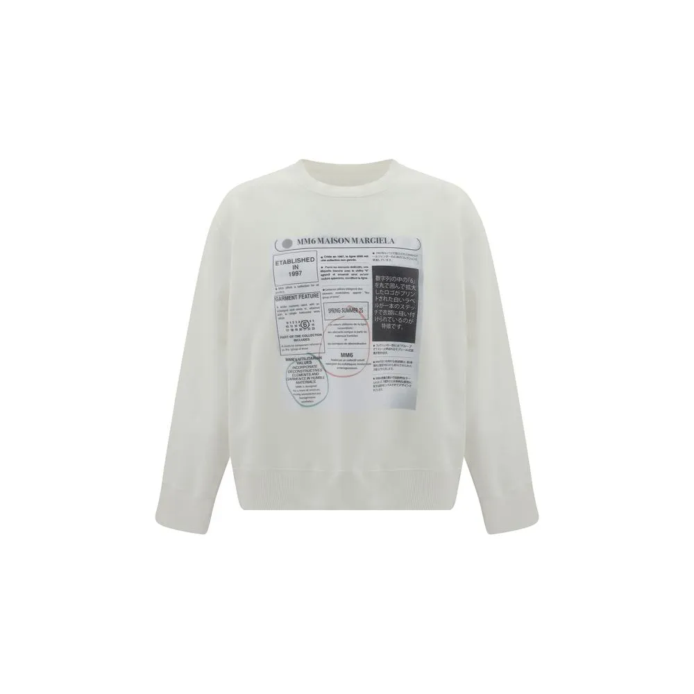 MM6 Men's Sweatshirt whit maxi print
