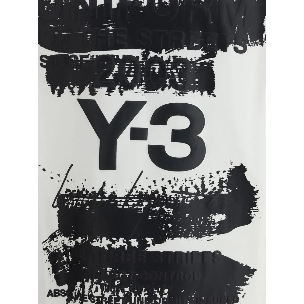 Y-3 Men's T-shirt whit maxi print