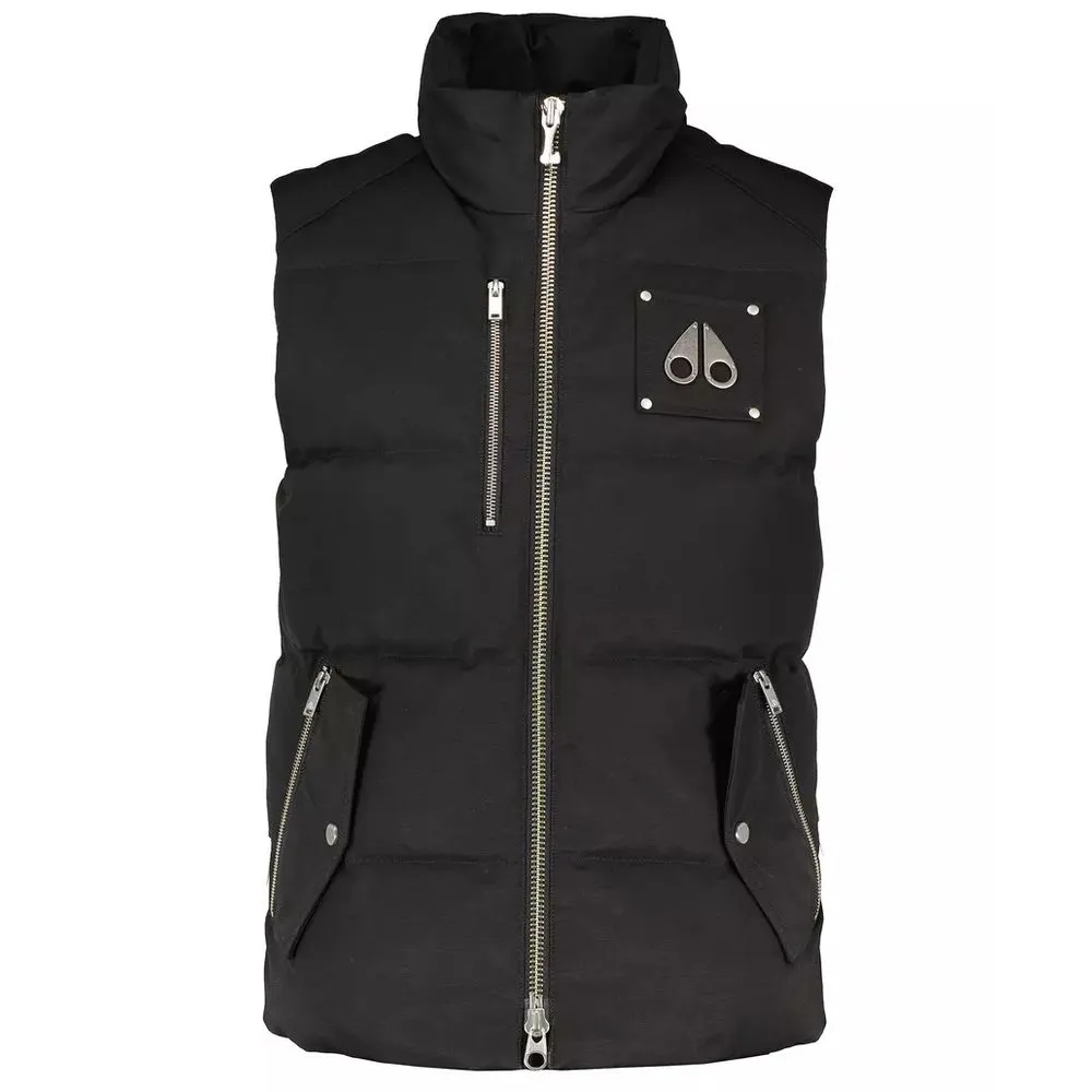 Moose Knuckles Men's Black Cotton Vest