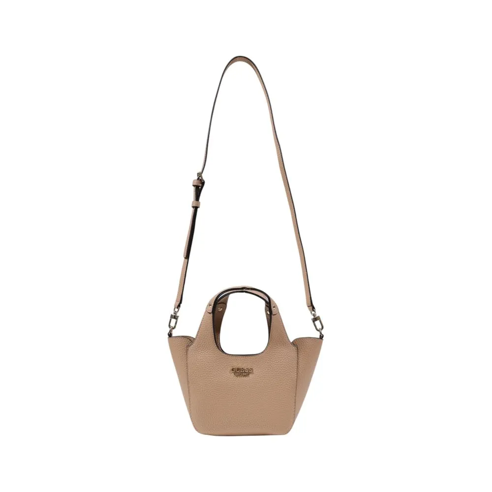 Guess Women's Beige Polyethylene Handbag