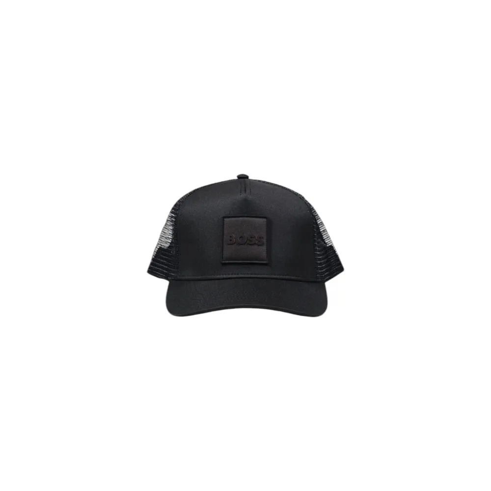 Hugo Boss Men's Black Polyester Hats & Cap