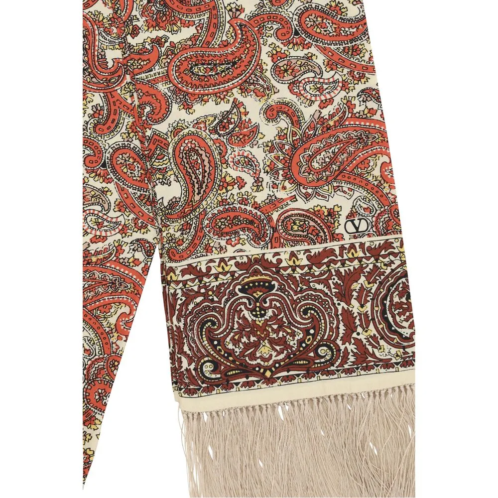 Valentino Garavani Men's Bandeaux Voyage Imaginaire Scarf