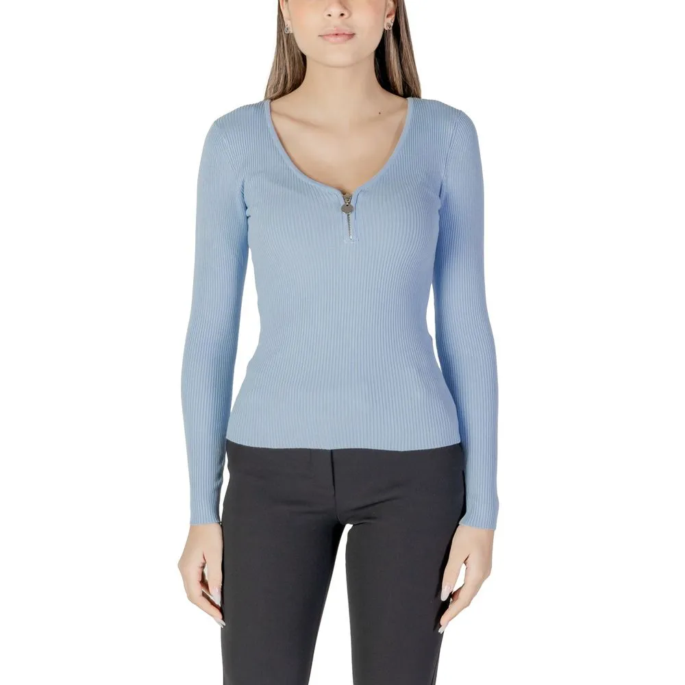 Morgan De Toi Women's Blue Polyamide Tops & T-Shirt