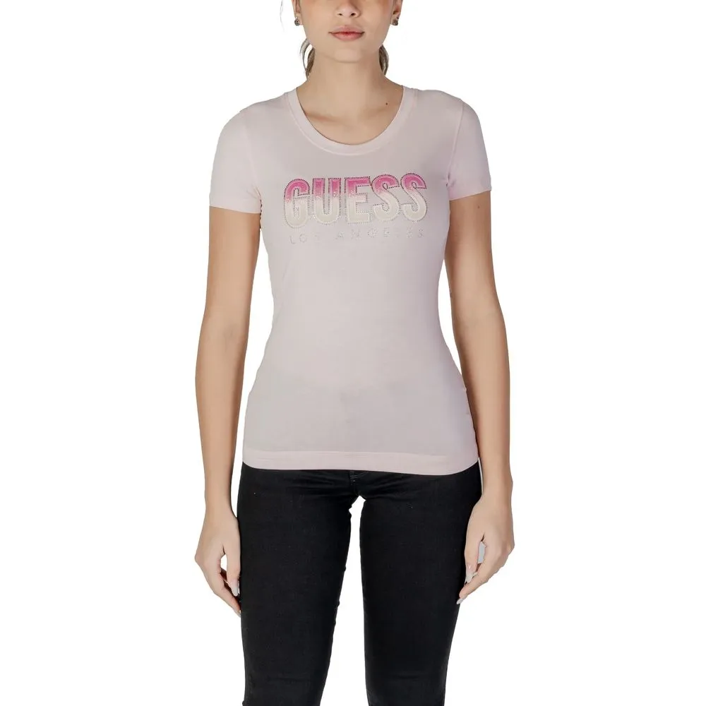 Guess Women's Multicolor Cotton Tops & T-Shirt