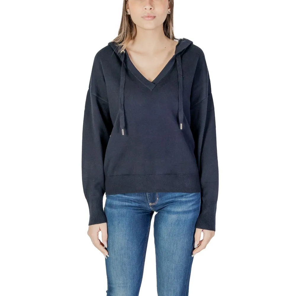 Morgan De Toi Women's Blue Viscose Tops & T-Shirt