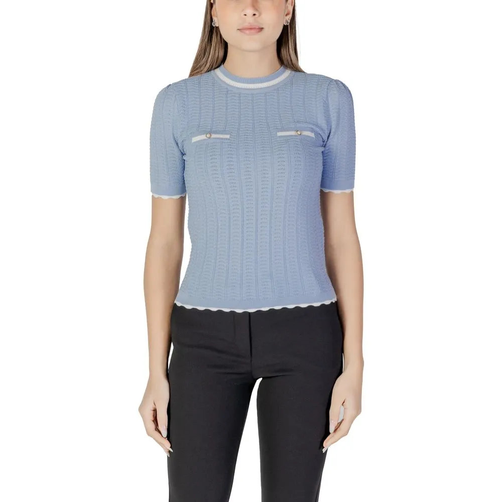 Morgan De Toi Women's Blue Recycled Polyester Tops & T-Shirt