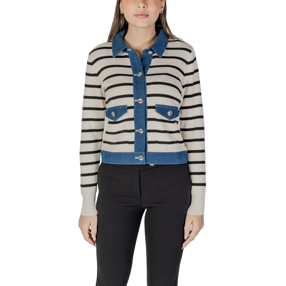 Morgan De Toi Women's Cream Cotton Vest