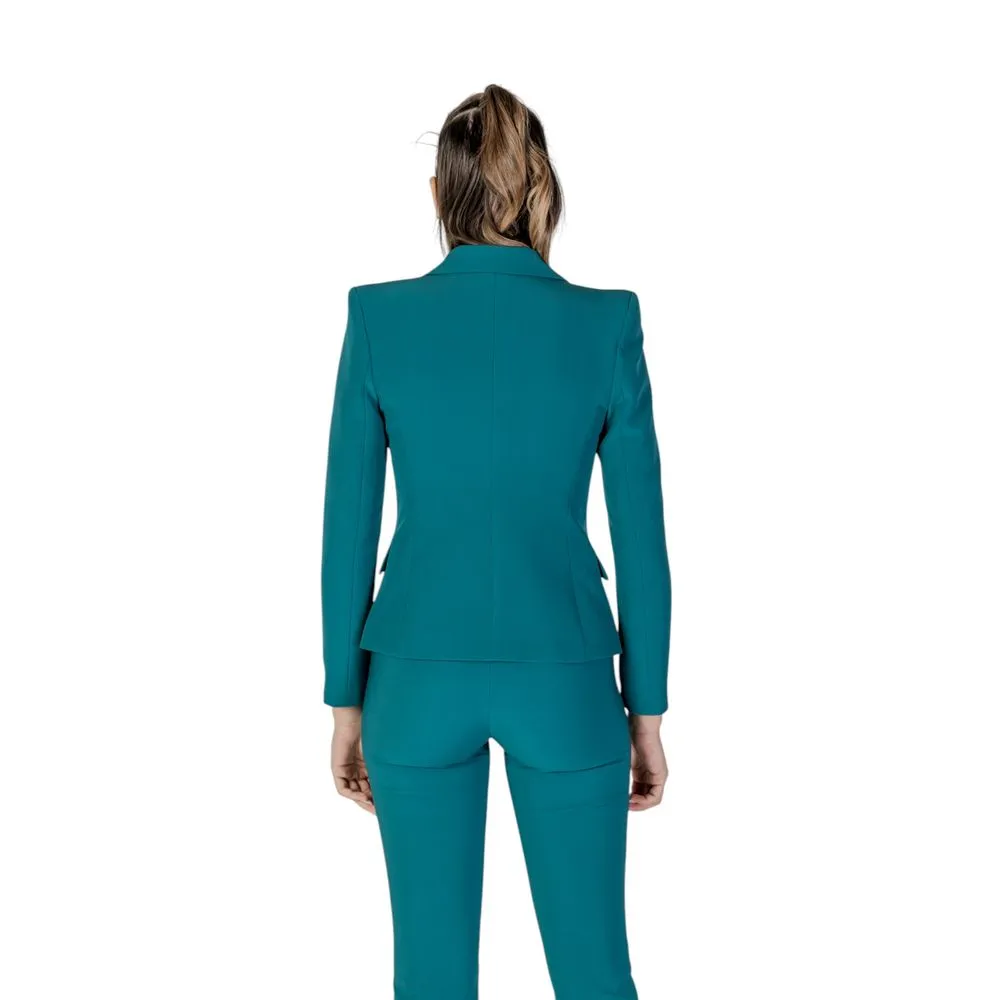 Rinascimento Women's Black Polyester Suits & Blazer