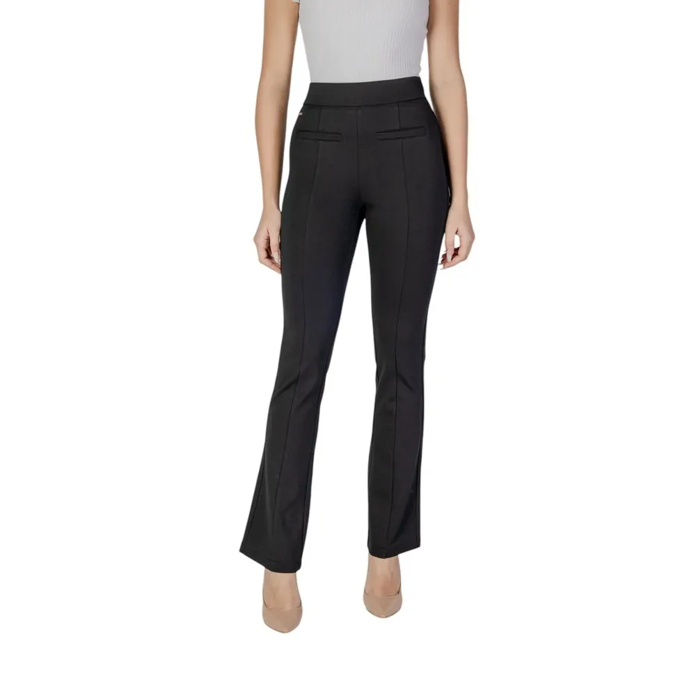 Street One Women's Black Viscose Jeans & Pant