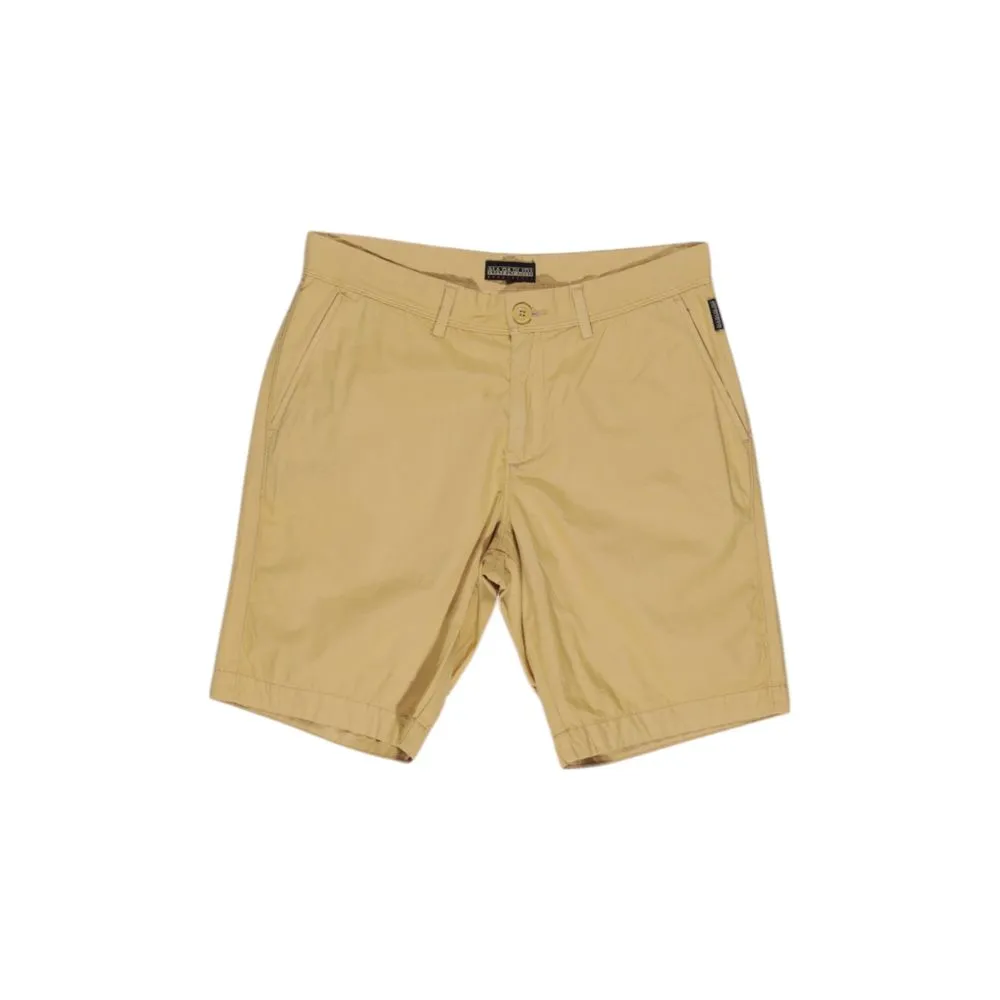 Napapijri Men's Yellow Cotton Short
