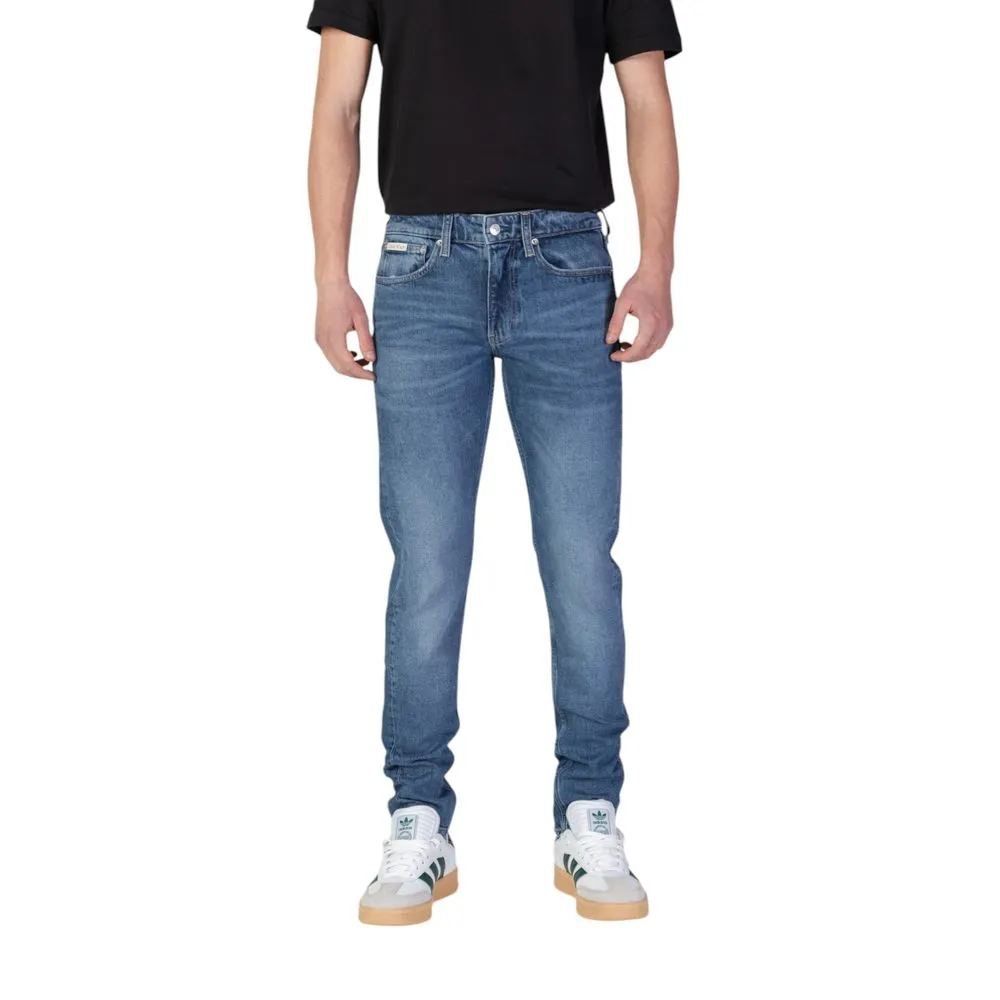 Calvin Klein Jeans Men's Blue Cotton Jeans & Pant
