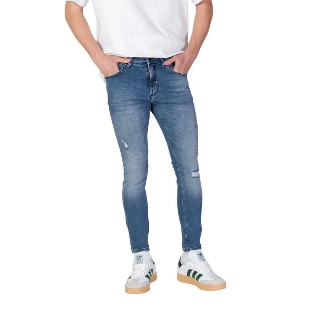 Antony Morato Men's Blue Cotton Jeans & Pant