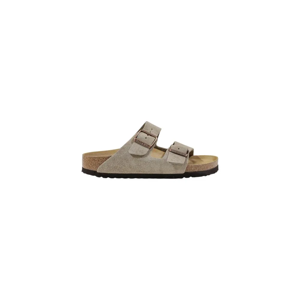 Birkenstock Men's Gray Leather Sandal