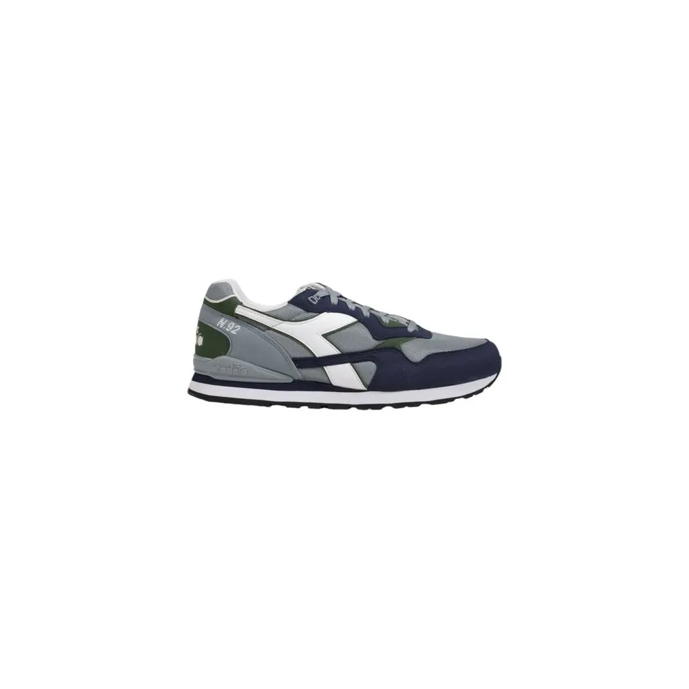 Diadora Men's Gray Fabric Sneaker