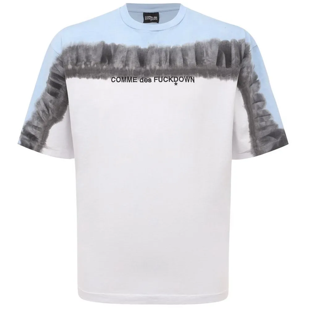Comme Des Fuckdown Men's White Cotton T-Shirt
