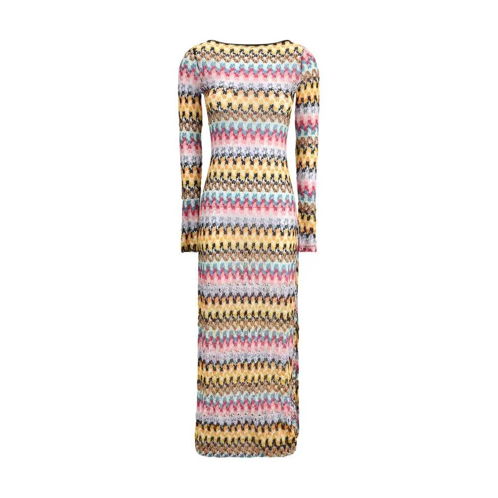 Missoni Women's Long Dress with zigzag pattern
