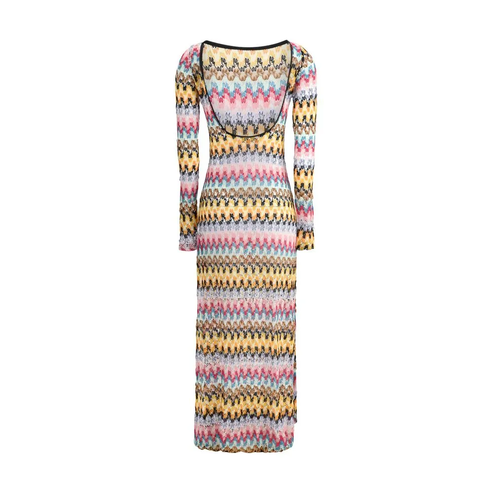 Missoni Women's Long Dress with zigzag pattern