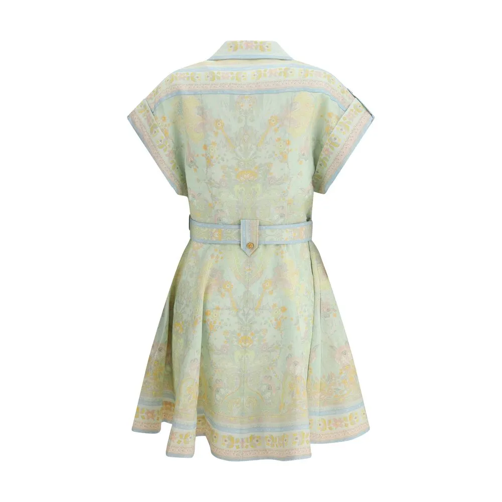 Zimmermann Women's Acacia Mini Shirt Dress