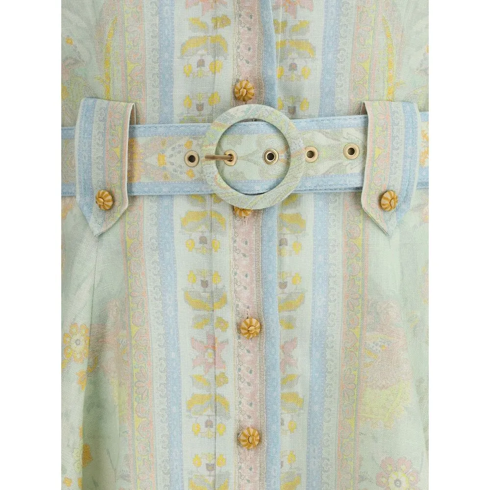 Zimmermann Women's Acacia Mini Shirt Dress