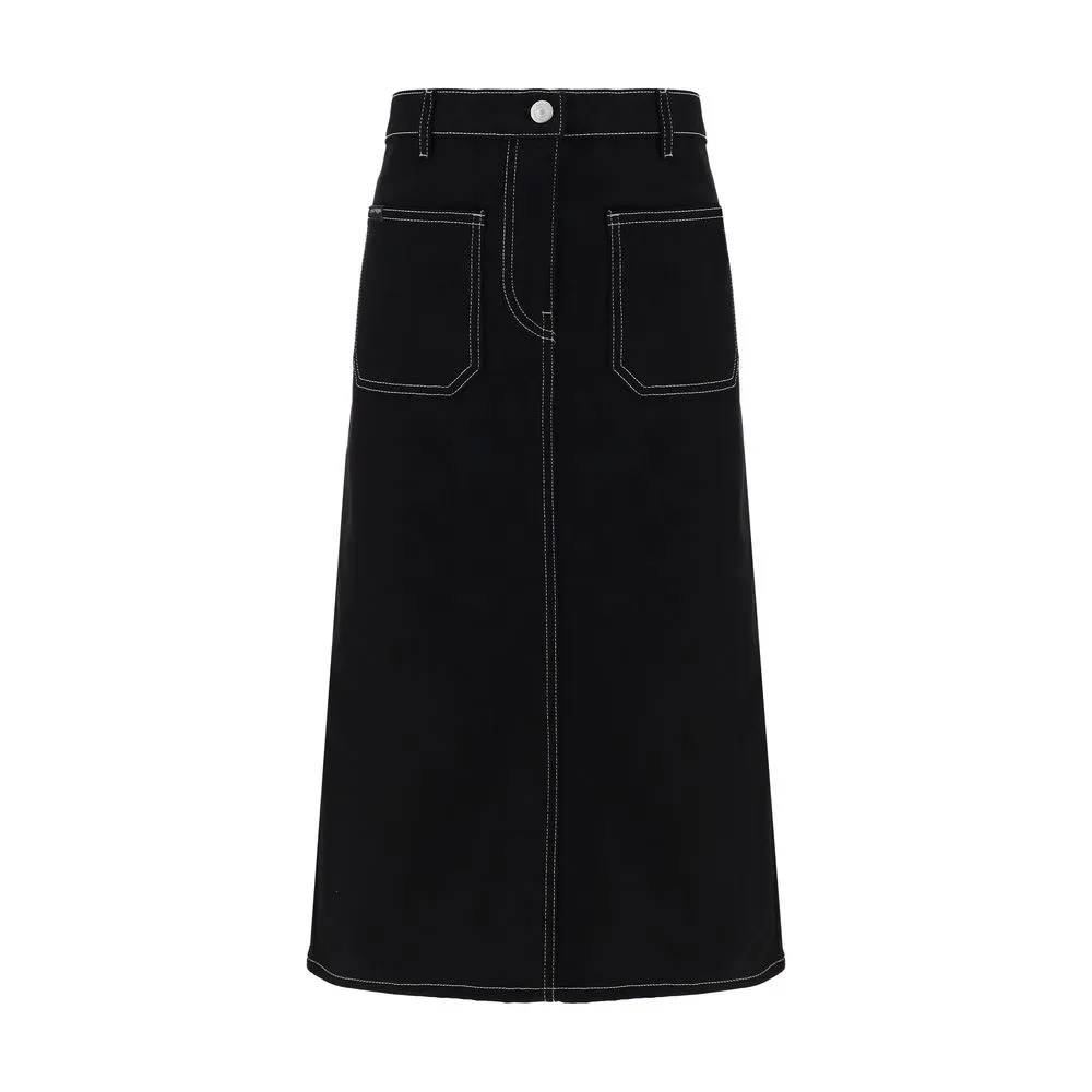Courreges Women's Denim Skirt