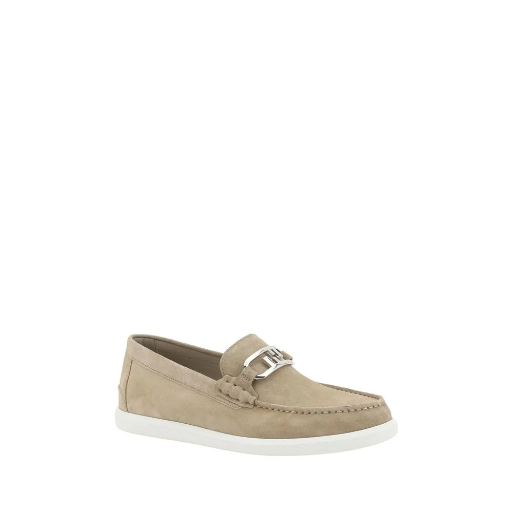 Fendi Men's Suede leather Loafers