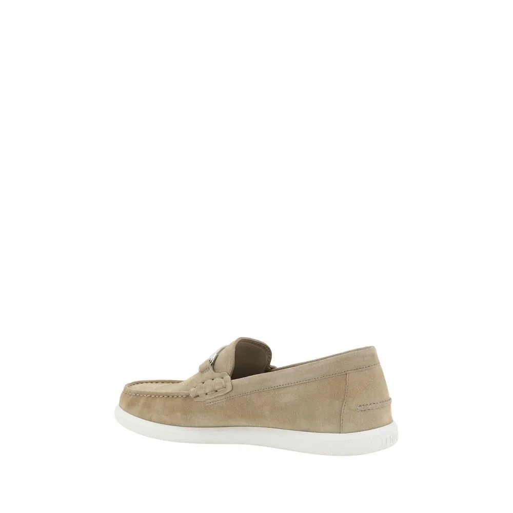 Fendi Men's Suede leather Loafers
