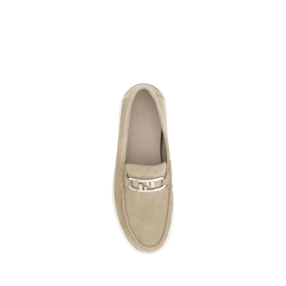Fendi Men's Suede leather Loafers
