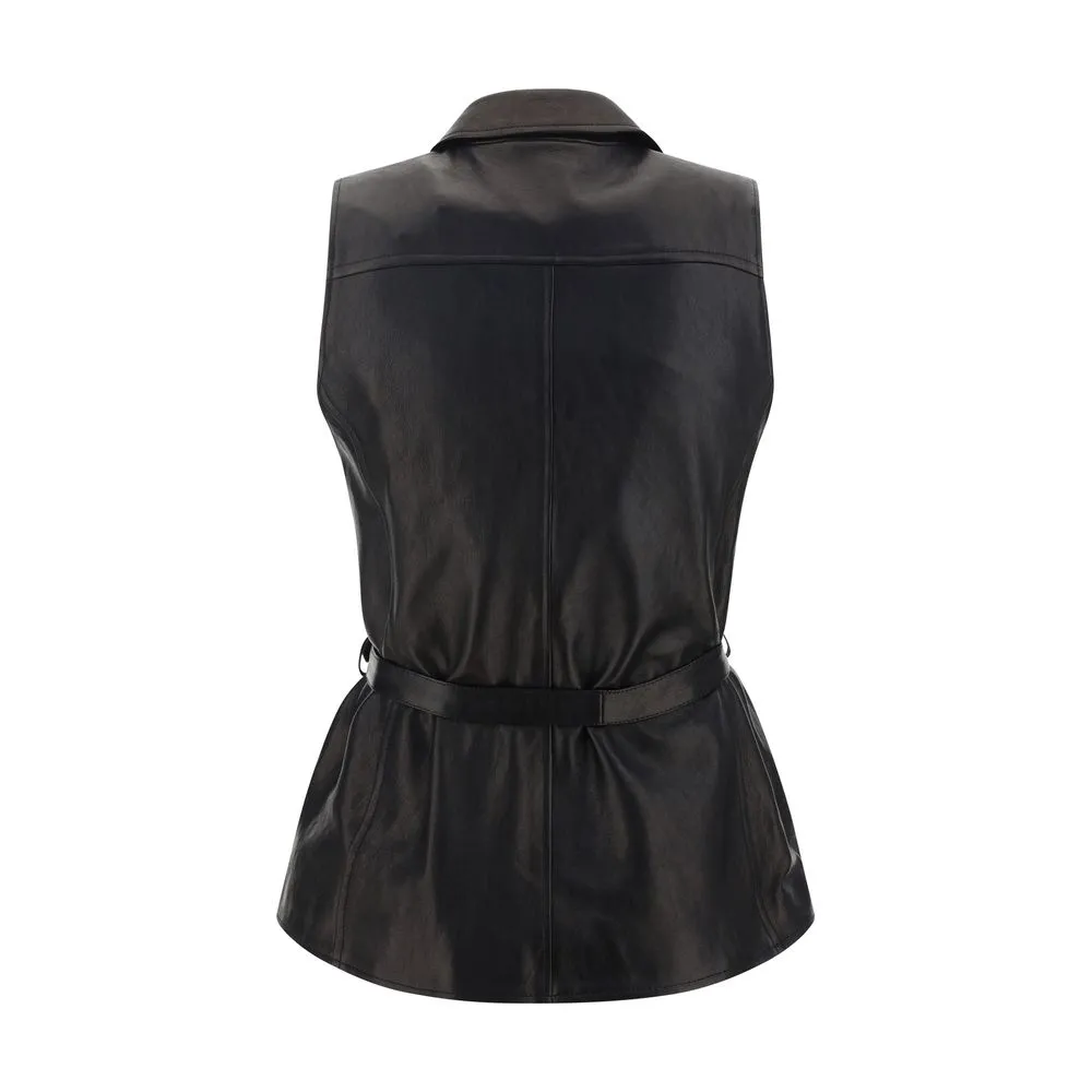 Magda Butrym Women's Leather Vest