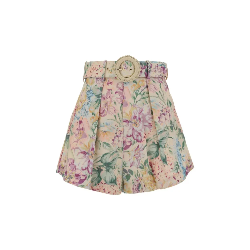 Zimmermann Women's Halliday Tuck Shorts