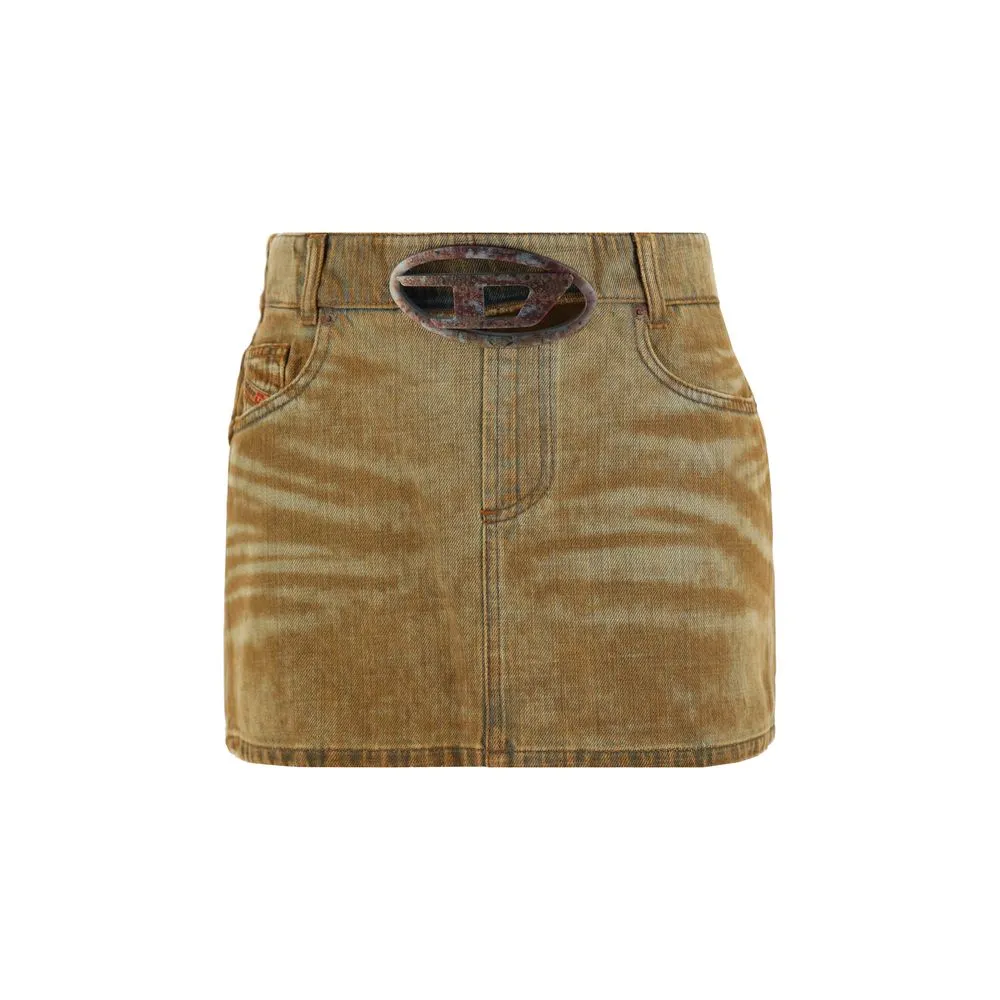 Diesel Women's Denim Mini Skirt