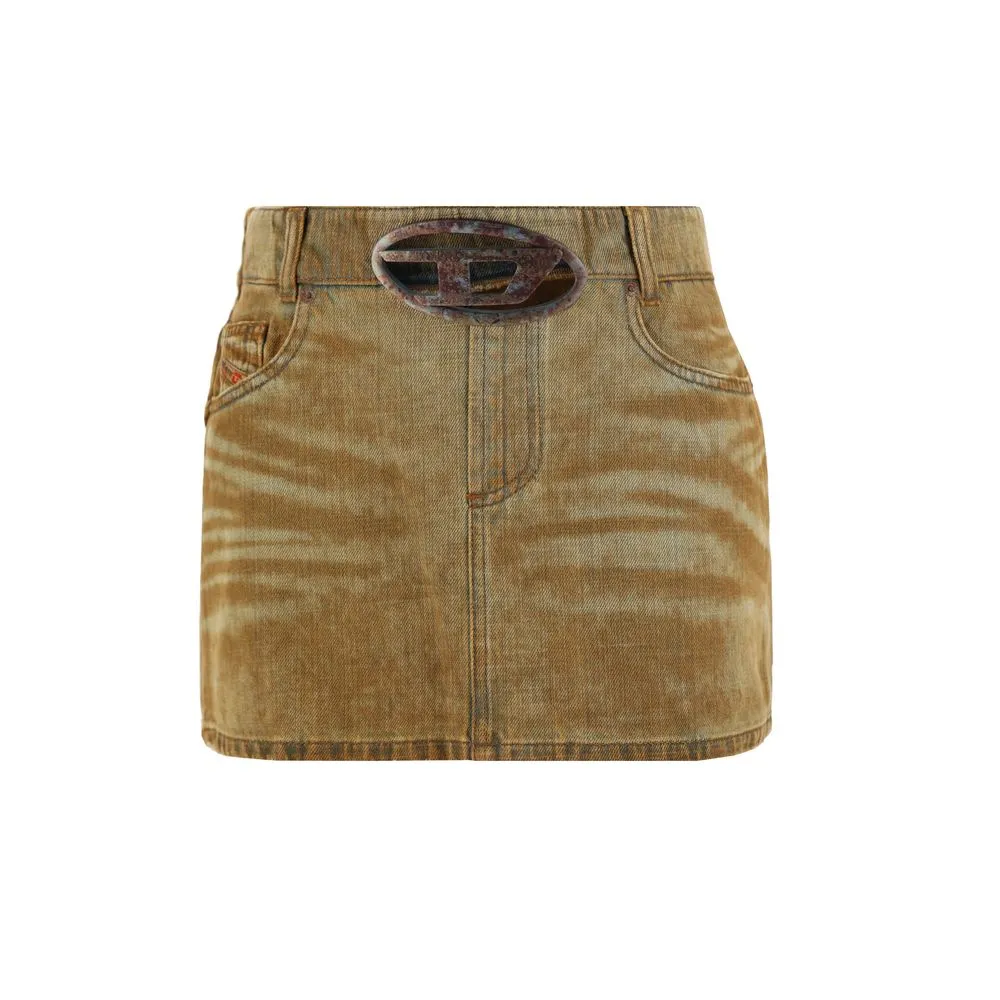 Diesel Women's Denim Mini Skirt