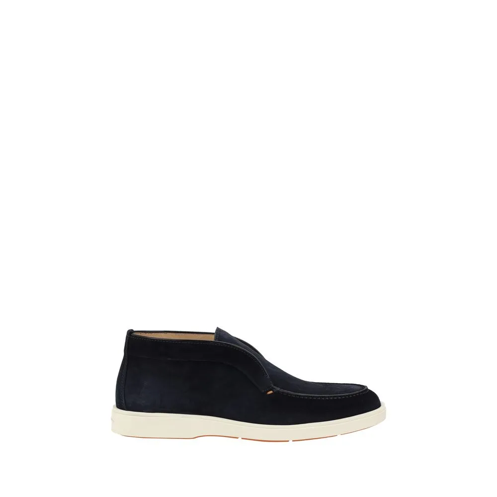 Santoni Men's Suede Loafers