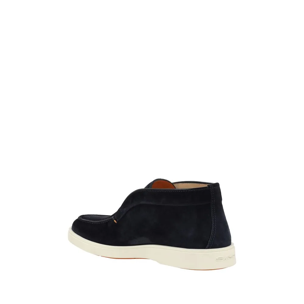 Santoni Men's Suede Loafers