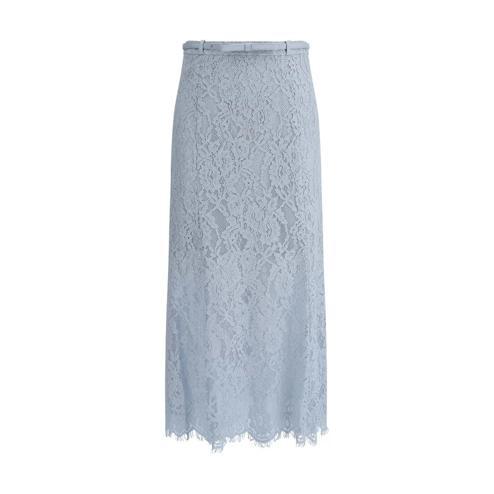 Self-Portrait Women's Lace Midi Skirt