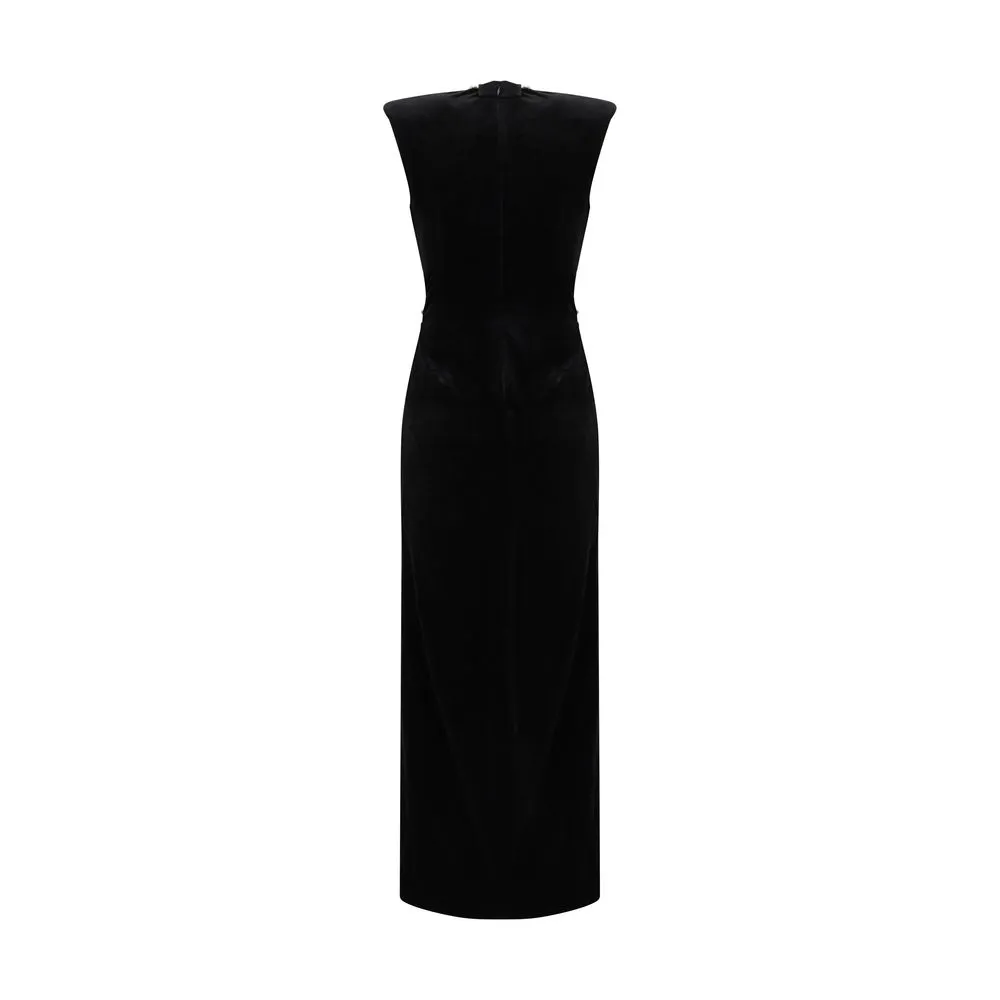 Self-Portrait Women's Velvet Long Dress