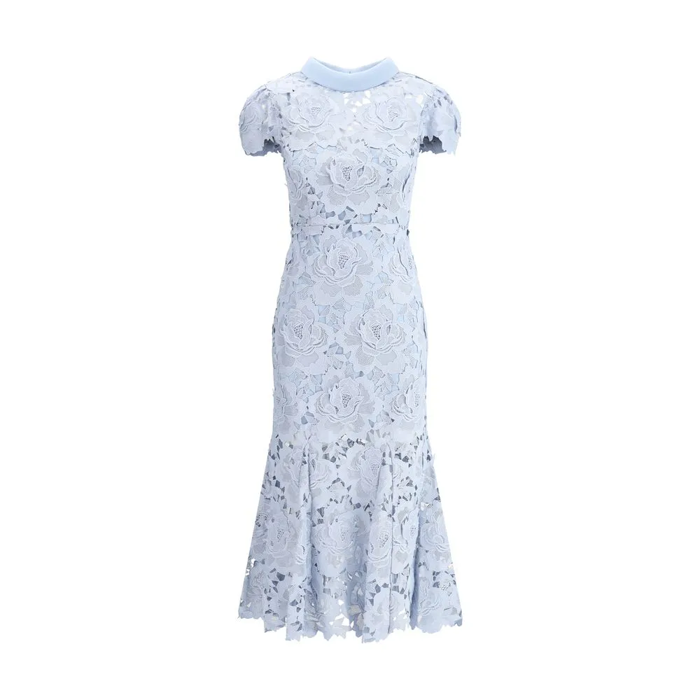 Self-Portrait Women's floral lace Midi Dress