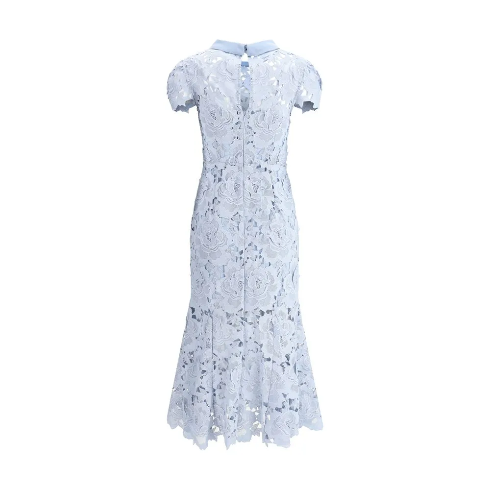 Self-Portrait Women's floral lace Midi Dress