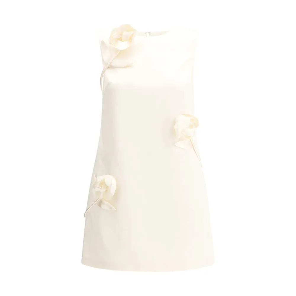 Self-Portrait Women's 3D Flower Mini Dress