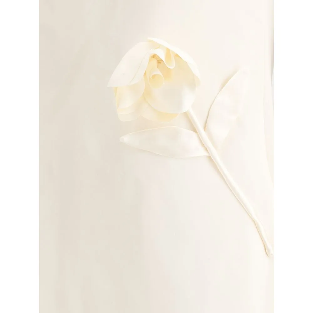 Self-Portrait Women's 3D Flower Mini Dress