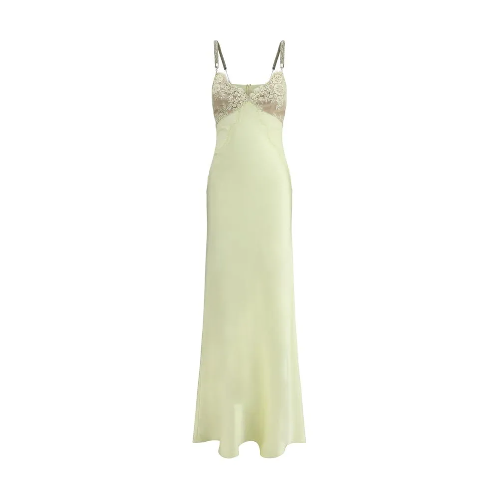 Self-Portrait Women's Satin Long Dres