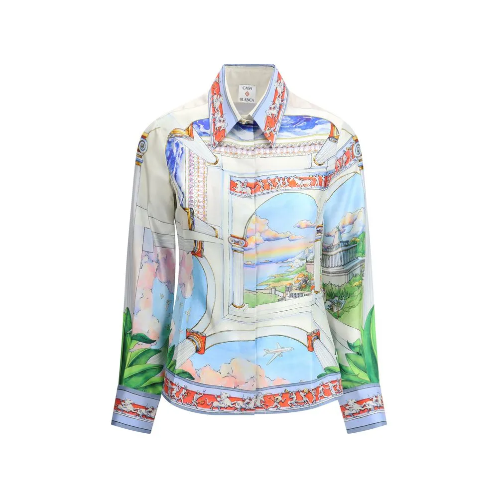 Casablanca Women's Colorful silk Shirt