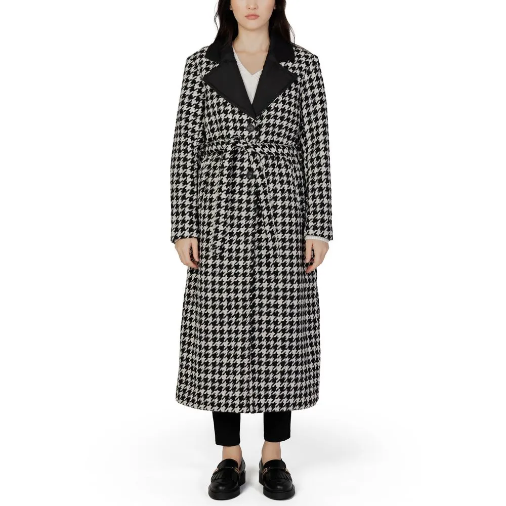 Only Women's Black Polyester Jackets & Coat