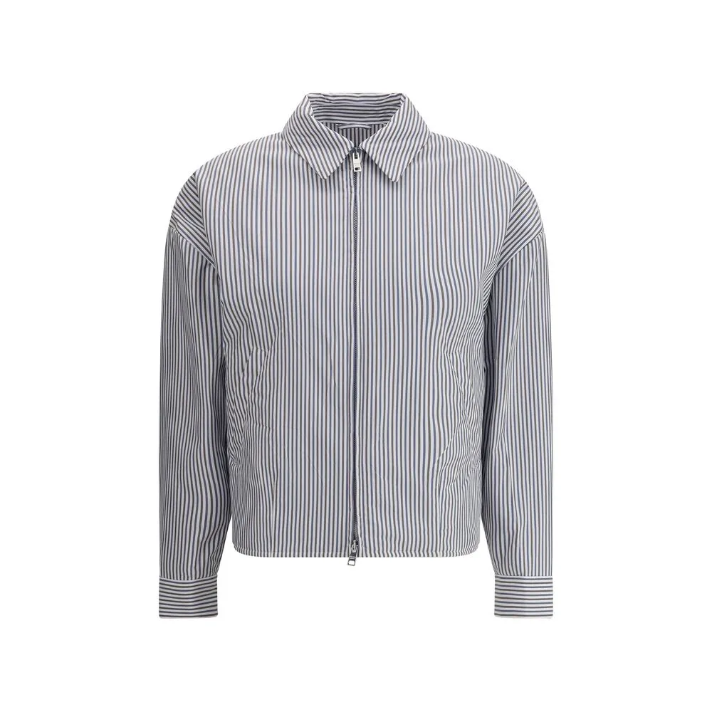 Prada Women's Striped Zip Jacket
