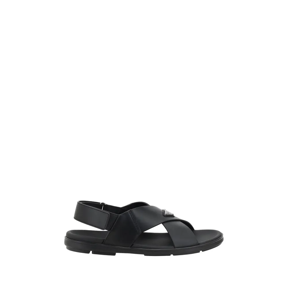 Prada Men's Logoed Sandals