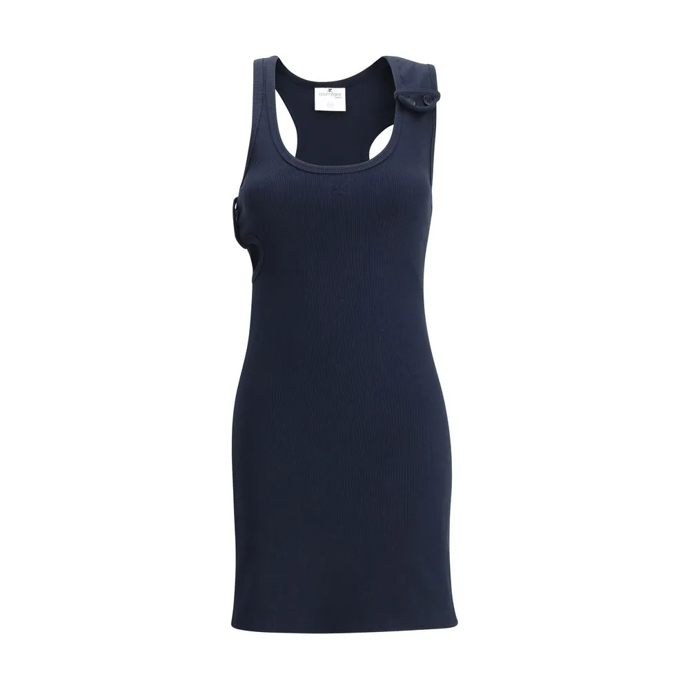 Courreges Women's 90s Rib Midi Dress