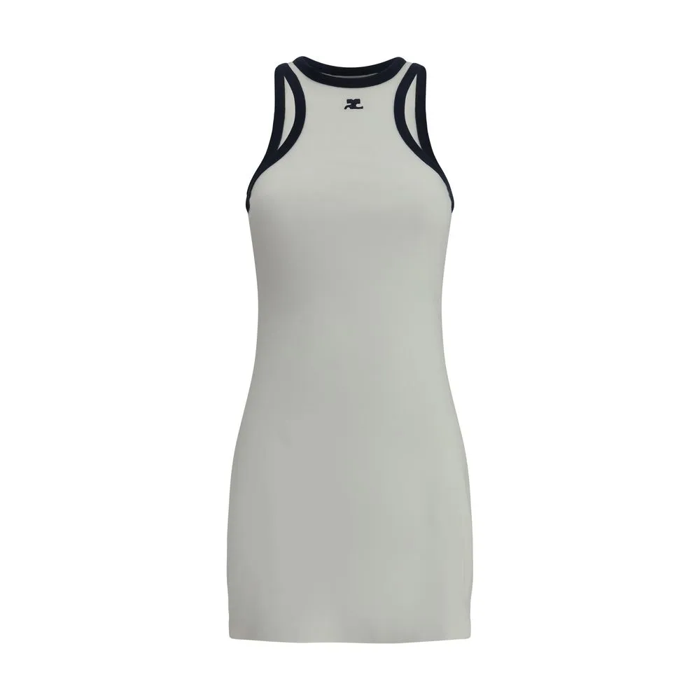 Courreges Women's Cotton Scuba Mini Dress