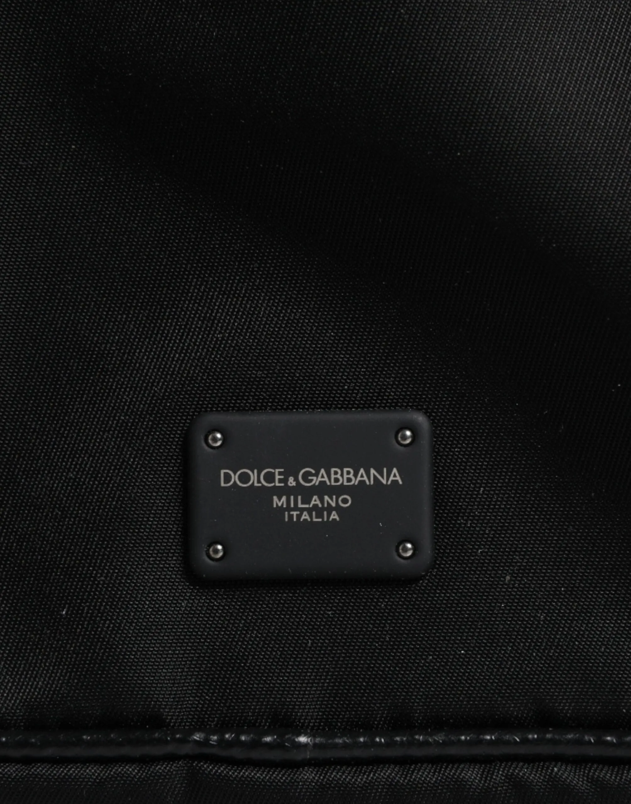 Dolce & Gabbana Men's Black Leather Purse Lanyard Crossbody Bag